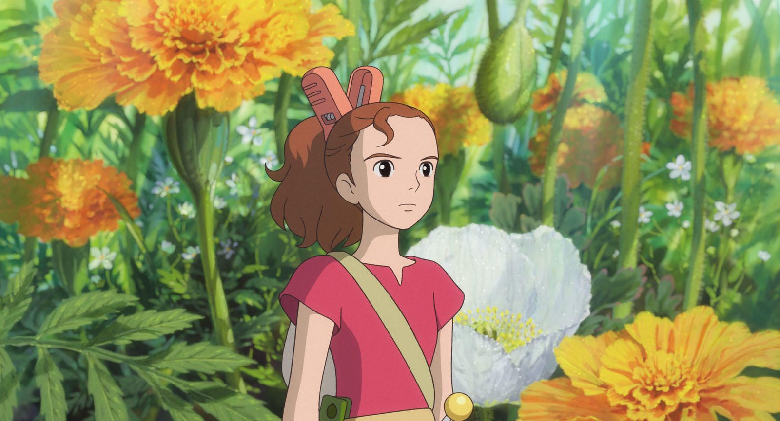 Arrietty entre las caléndulas