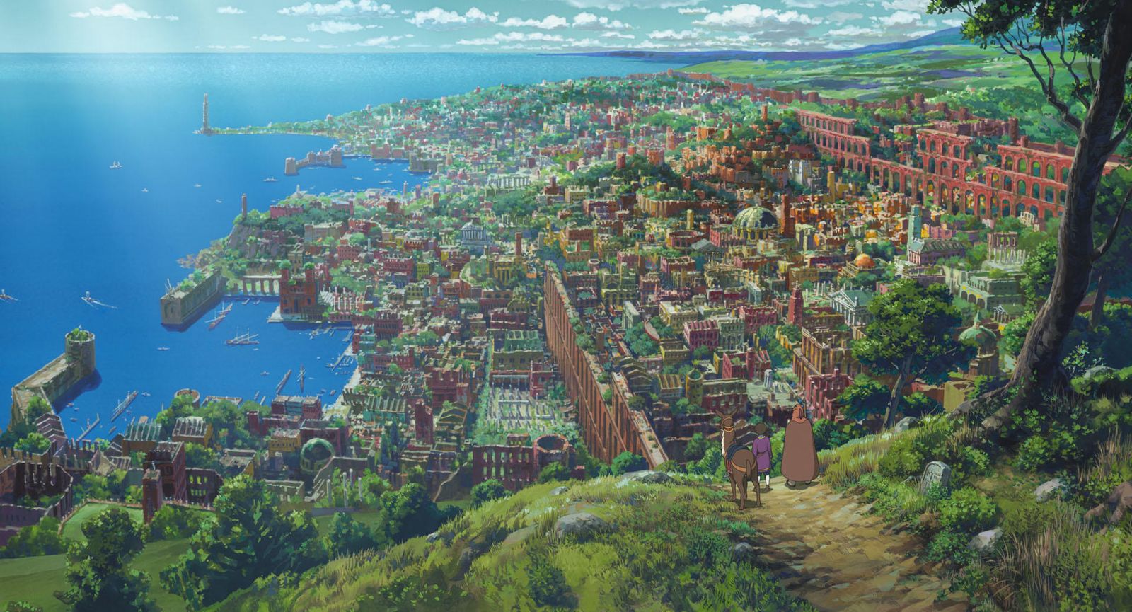La ciudad portuaria de Hort