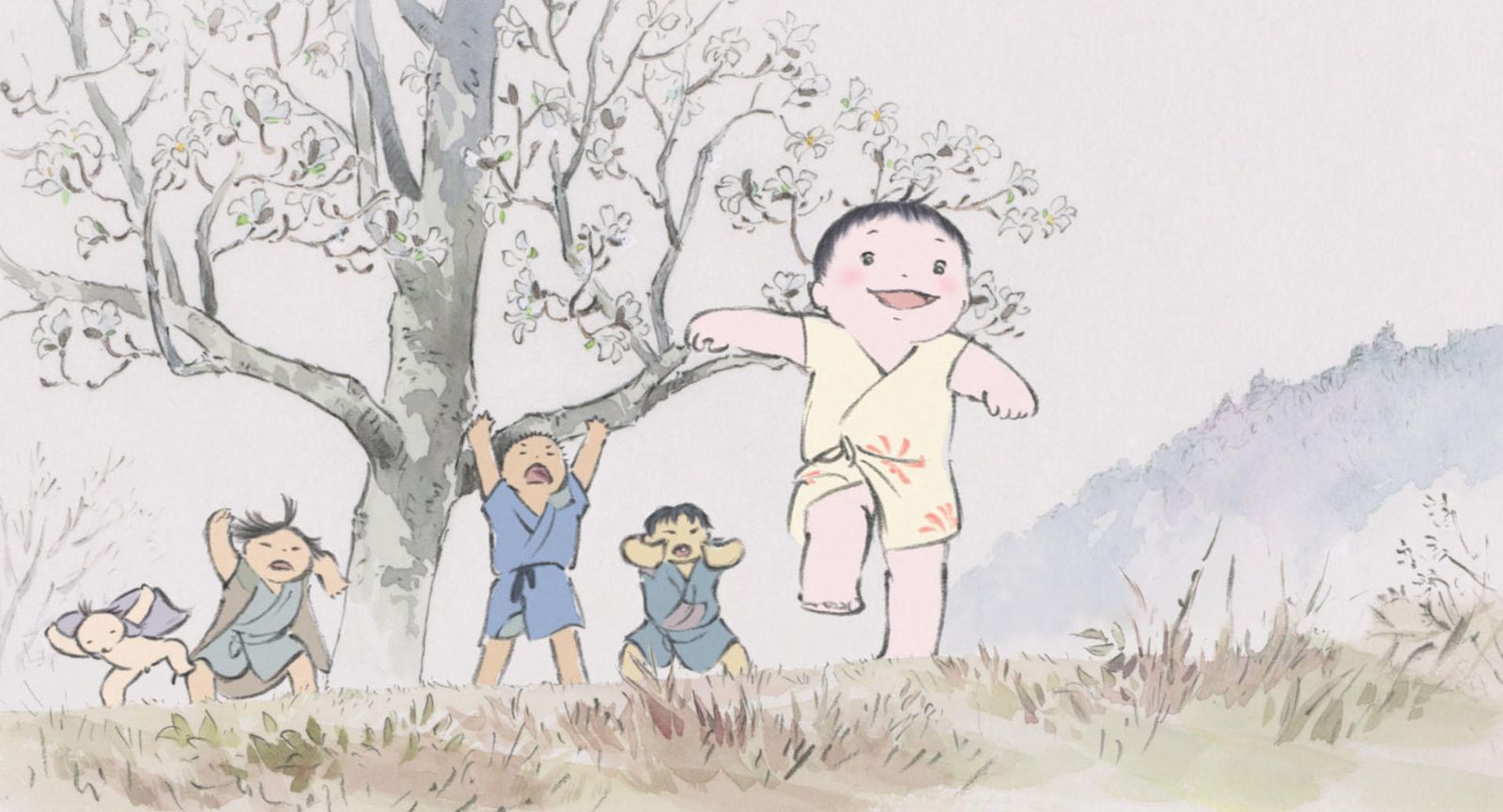 Los niños del monte, la infancia de Kaguya