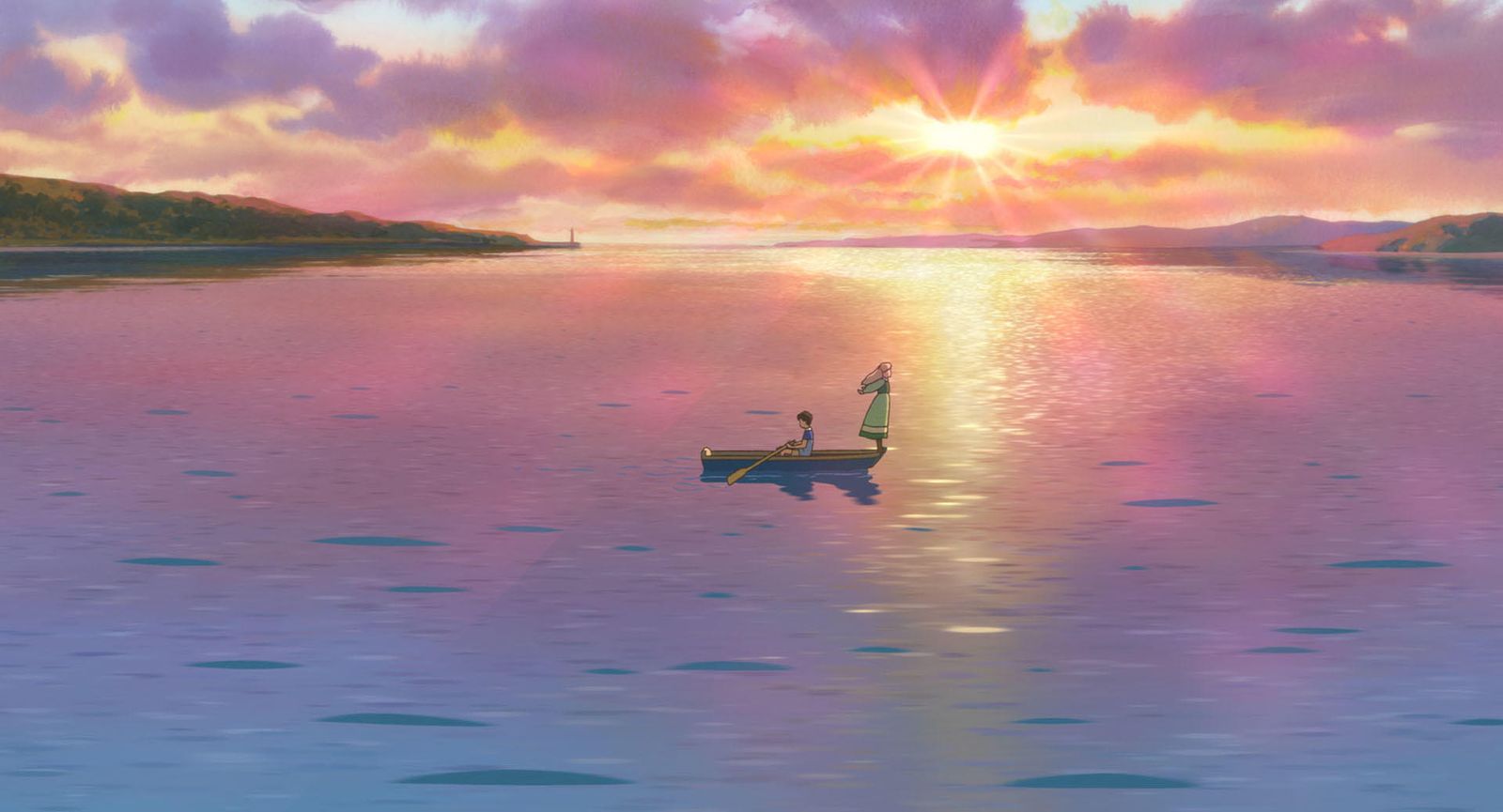 La barca al atardecer
