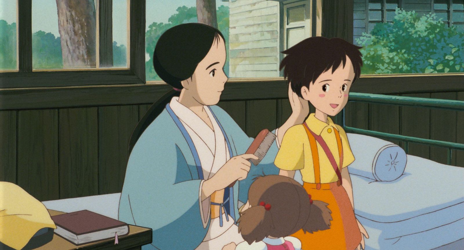 Satsuki visita a su madre en el hospital