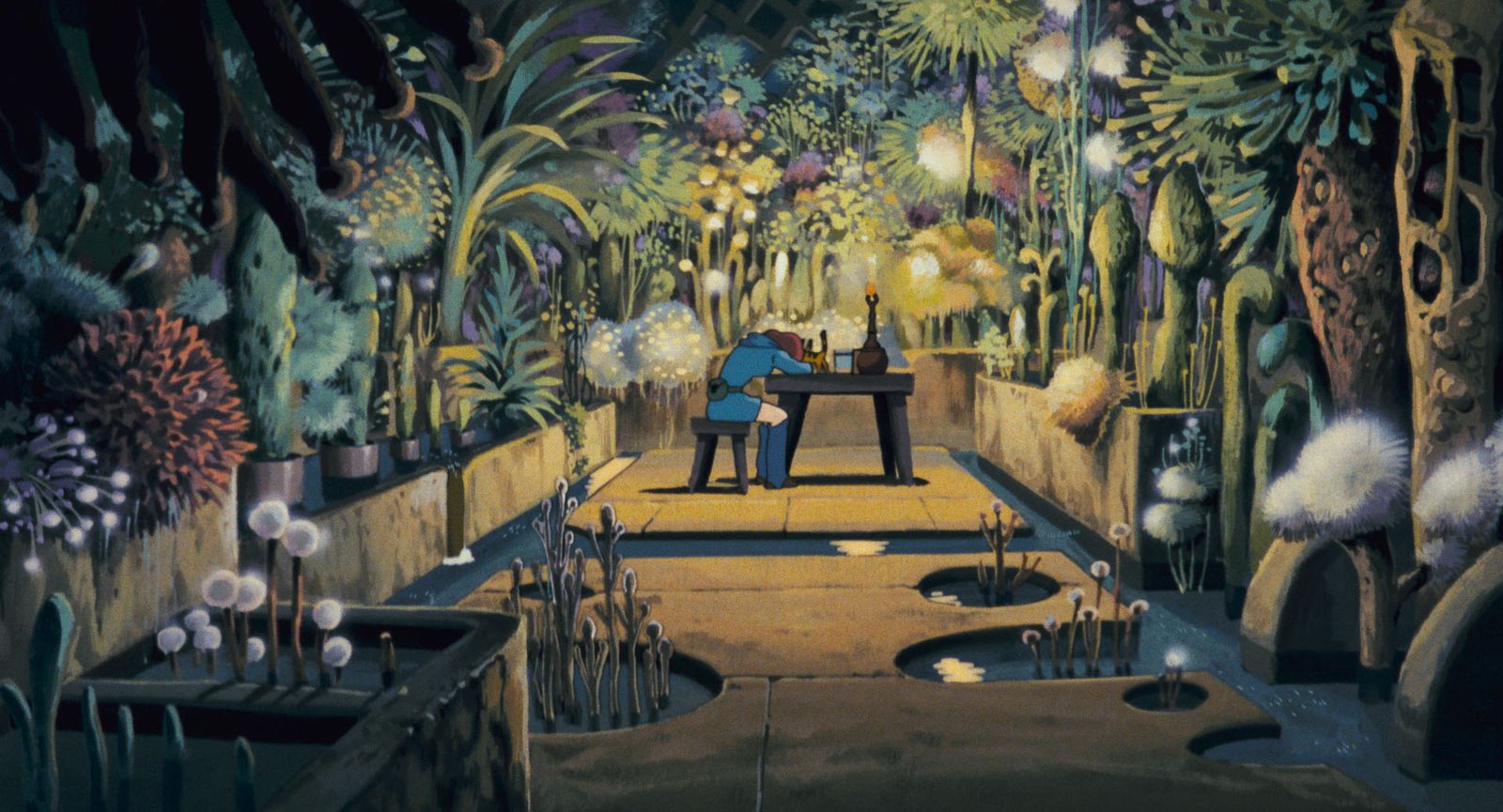 El sótano secreto donde Nausicaä cultiva plantas del bosque
