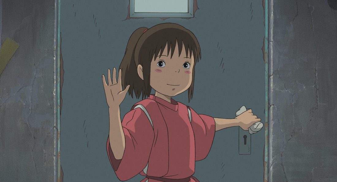 Chihiro en la casa de baños