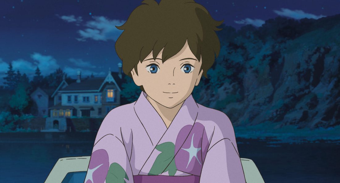 Anna, vestida con yukata, en la noche del festival