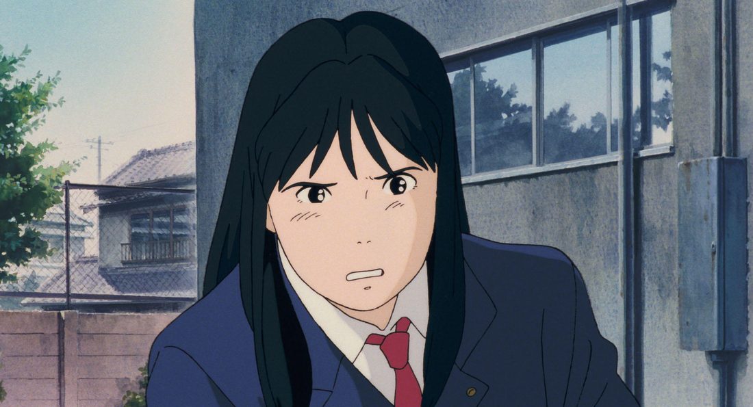 Rikako, seria, con el uniforme del instituto