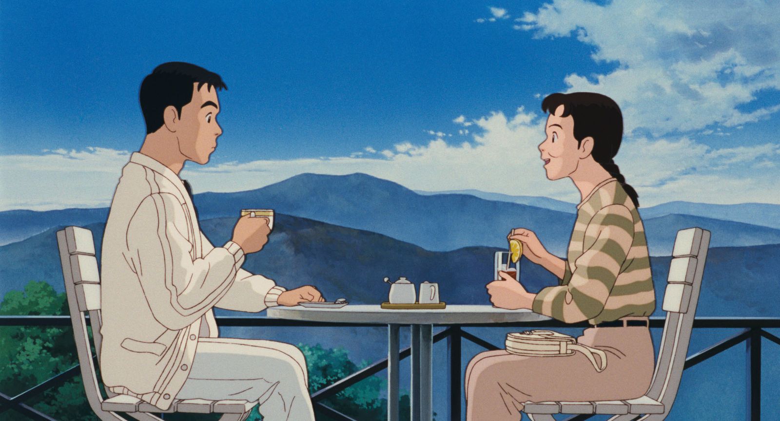 Toshio explica que el paisaje rural lo hicieron los campesinos